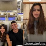Franciny Ehlke é parada por polícia em Dubai após dar selinho no marido: “Nem pensei”