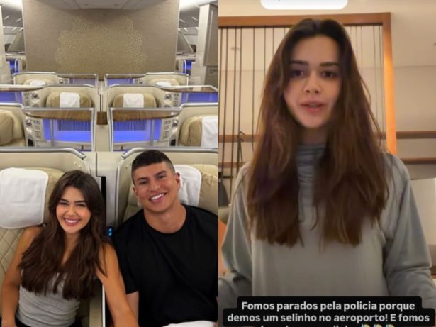 Franciny Ehlke é parada por polícia em Dubai após dar selinho no marido: “Nem pensei”