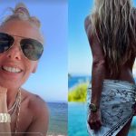 “Feliz assim”: Adriane Galisteu responde críticas sobre corpo após fotos seminuas na praia