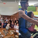 Nicolas Prattes ganha festa intimista e carinho especial de Zoe e Sabrina Sato