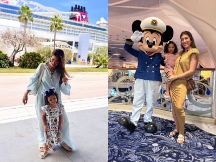 Lore Improta curte navio da Disney com a filha, Liz, e comemora: “Era o meu sonho”