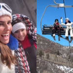 “Você quer brincar na neve?”: Deborah Secco e filha curtem férias em Aspen, EUA