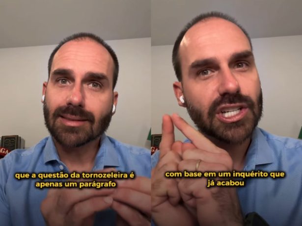Eduardo Bolsonaro reage à decisão do STF e acusa Moraes de “perseguição” ao pai