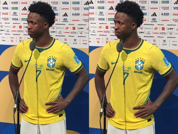 Ao portal LeoDias, Vini Jr. celebra desempenho na Seleção após vitória do Brasil