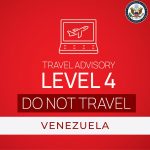 Embaixada dos EUA alerta cidadãos americanos a não viajarem para Venezuela