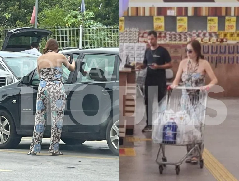 Vida tranquila: grávida, Suzane vai às compras e segue assustando população no interior