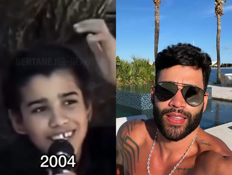 Vídeo mostra transformação impressionante de Gusttavo Lima ao longo dos anos