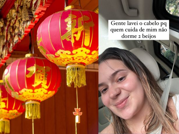 Viih Tube não aguenta, lava o cabelo e quebra superstição de Ano-Novo Chinês