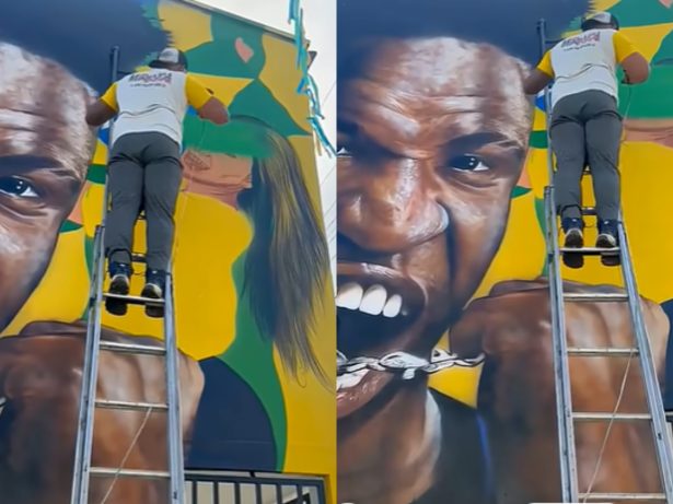 Virginia Fonseca é apagada de mural da Copa em MG após término com Vini Jr.