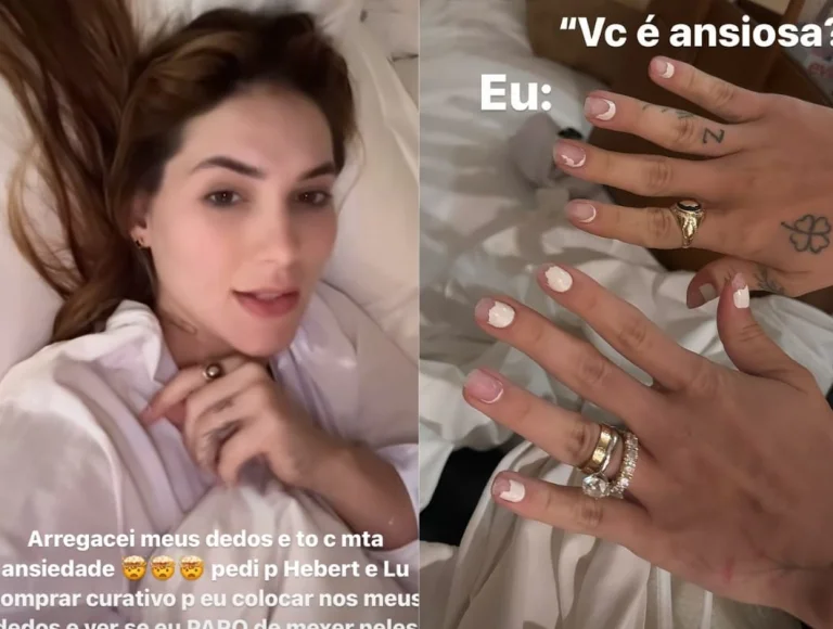 Virginia Fonseca se machuca ao arrancar unhas de gel no dente