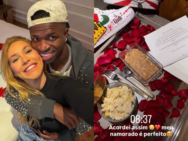 Virginia ganha mimo especial de Vini Jr. no dia de estreia na Sapucaí: “Hora de brilhar”