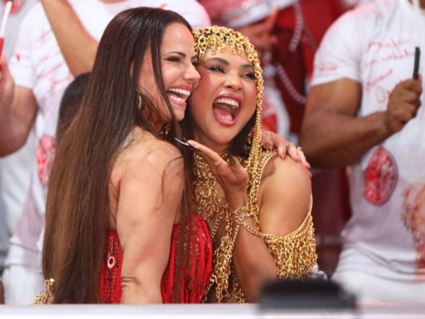 Mileide Mihaile realiza sonho ao sambar com Viviane Araújo no Salgueiro: “Inspiração”