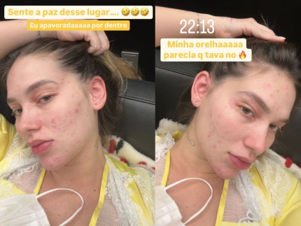 Virginia chega em casa após passar a noite internda