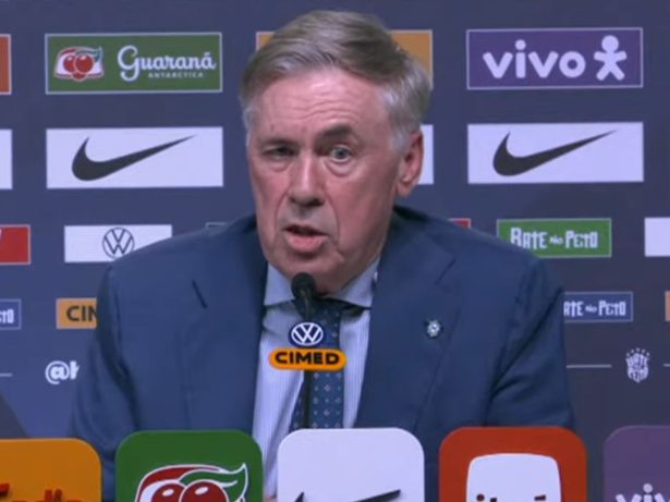 Ancelotti afirma que Neymar precisa melhorar fisicamente para voltar à Seleção