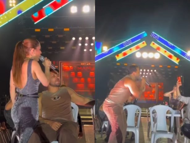 Lucas Guimarães manda recado para ex em show: “Ninguém vai te dar o que eu te dei”