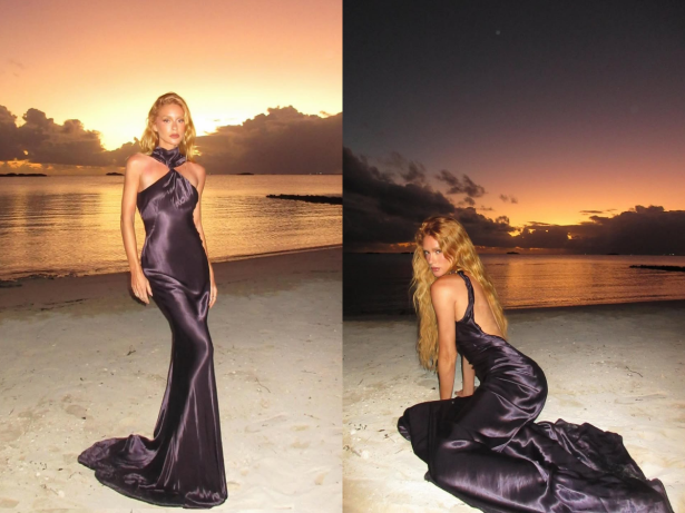Verão e glamour! Marina Ruy Barbosa usa vestido de R$ 16 mil em praia do Caribe