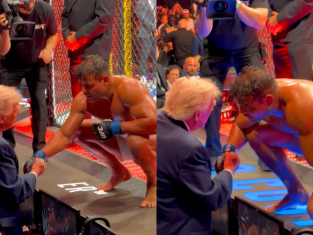 Brasileiro ganha elogio de Trump após vitória no UFC: “Muito bonito para ser lutador”