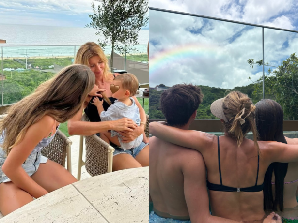 Gisele Bündchen compartilha momentos em família, mas não expõe os rostos dos filhos