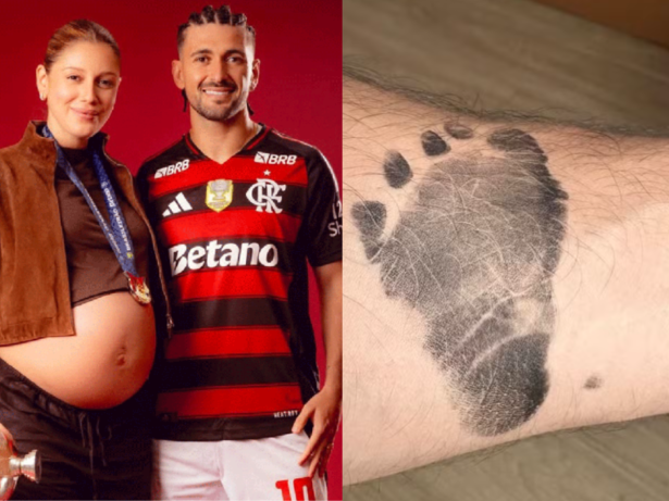 Novo integrante da família: Arrascaeta celebra o nascimento do primeiro filho, Milano