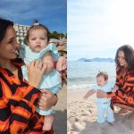 Rafa Kalimann leva Zuza, filha com Nattanzinho, para conhecer praia em Cannes