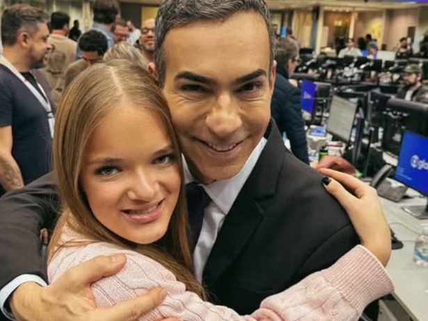 Rafa Justus se declara para Tralli em despedida do “Jornal Hoje”: “Te amo”