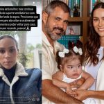 Diagnosticada com pancreatite, filha de Juliano Cazarré apresenta melhora na UTI