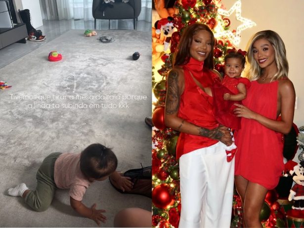 Casa adaptada: Ludmilla e Brunna mudam sala após fase exploradora da filha Zuri
