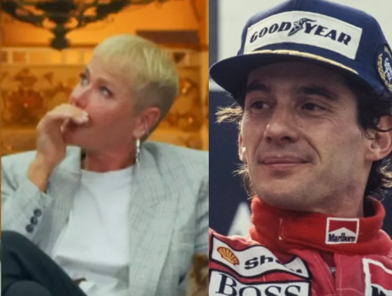 Xuxa chora ao relembrar última ligação com Ayrton Senna, um dia antes de sua morte