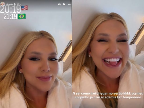 Virginia abre mão da academia para jantar, evita balada e alimenta rumores sobre Vini Jr.