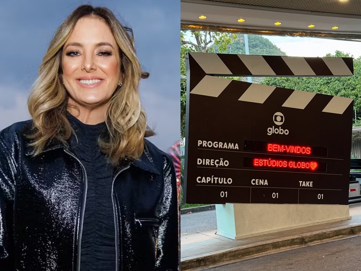 Ticiane Pinheiro grava vinheta de fim de ano da Globo / Reprodução 