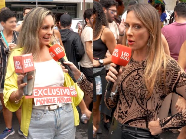 Olha ela! Repórter do portal LeoDias vira inspiração para fantasia no bloco de “Vale Tudo”