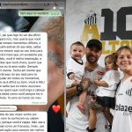 Filho de Neymar envia mensagem tocante ao pai após Santos perder de 6 a 0 para o Vasco