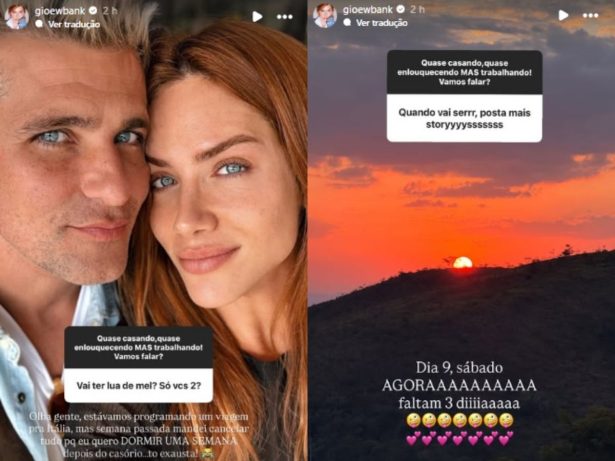 Giovanna Ewbank revela próximos planos de lua de mel com Bruno Gagliasso