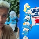 Bruno Gagliasso surpreende família ao dublar vilões em nova animação dos Smurfs