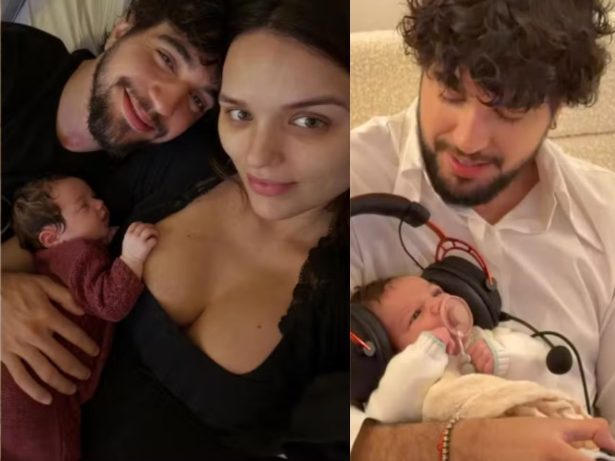 Nattan compartilha novos cliques ao lado de Raffa Kalimann e a filha: “Minha vida”