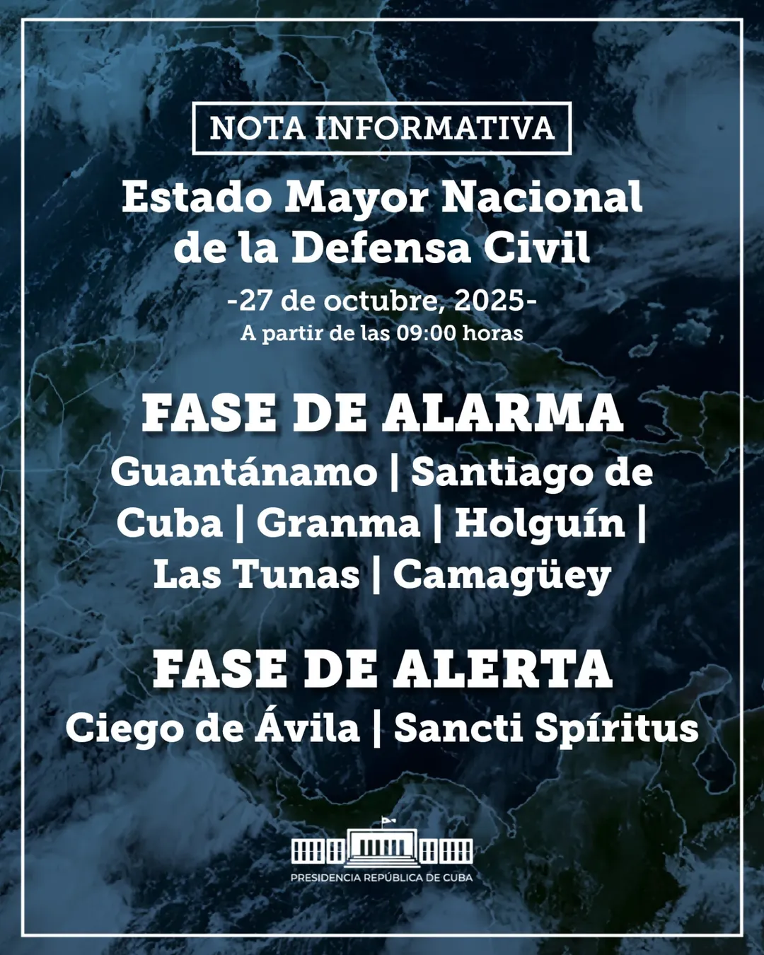 Reprodução: Instagram/@presidenciadecuba Reprodução: Instagram/@presidenciadecuba
